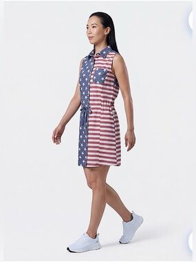 Magellan Outdoors Americana Color-block Dress, NWT